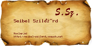Seibel Szilárd névjegykártya